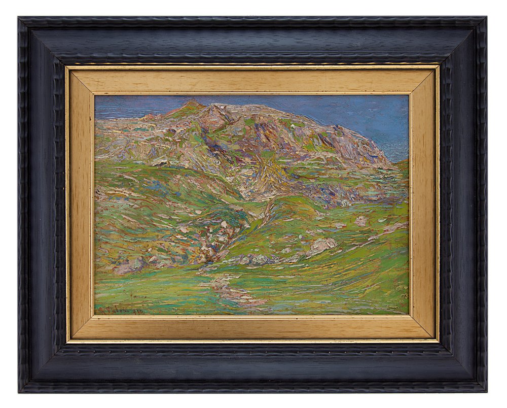 romano valori: Paesaggio montano datato 910